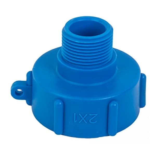 Sæt med 5 produkter. IBC-adapter S60X6 hun x 1" han