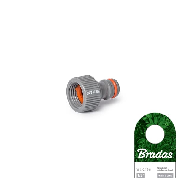 50 tuotteen paketti. Hanaliitin 1/2" WHITE LINE Bradas