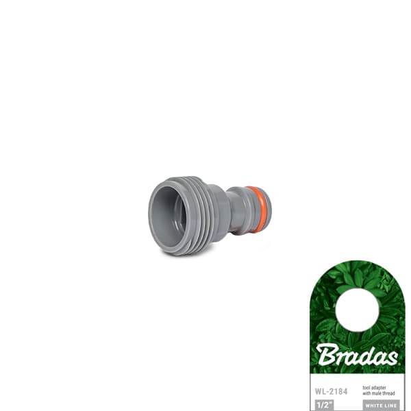 40 tuotteen paketti. Hanaliitin 1/2" WHITE LINE Bradas