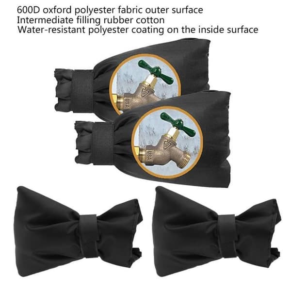 TMISHION Vattenkran Lock - Oxford Black - Frys och isbildning Skydd - Universal storlek