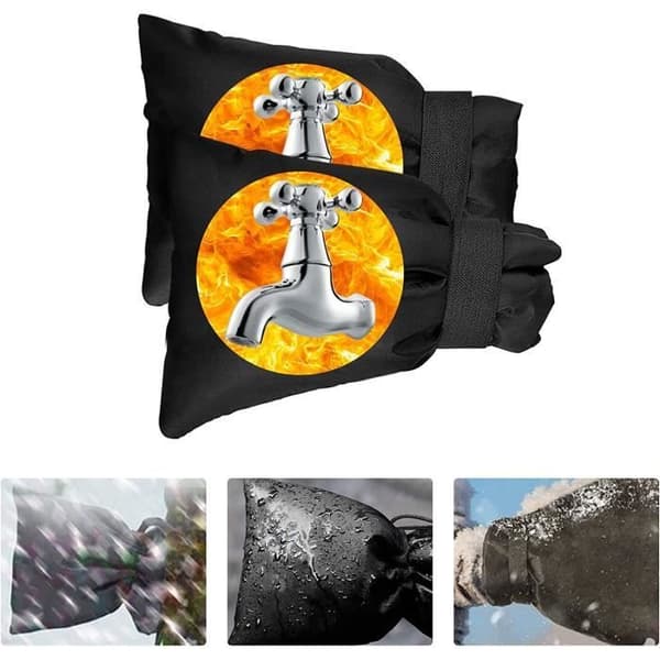 Utomhuskranskydd, utomhuskranskydd för vintern, vattentätt trädgårdskranskydd, 2 st kranskydd
