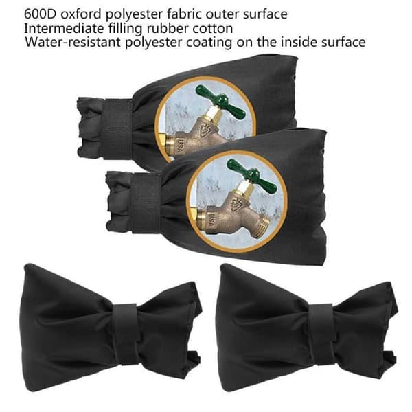 2st/set Praktisk Oxford-tyg Vinterkran Skyddsväska Vattenkranskydd för utomhusträdgård
