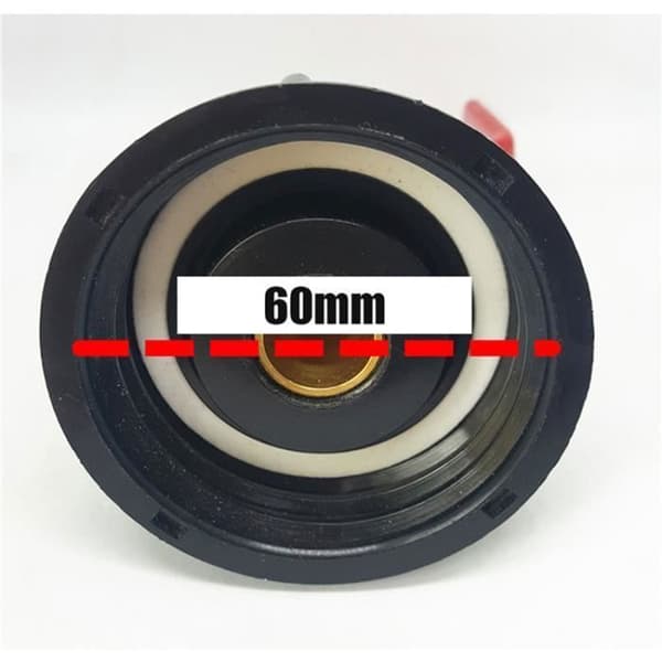 IBC Tank Adapter - Giftfri - Mässing - S60X6 - Trädgårdsbevattning - 1000 L
