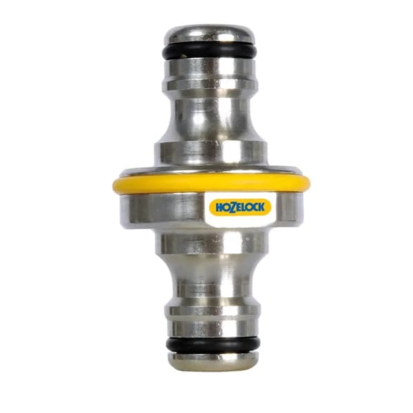 Hozelock Pro Double Male Hose Connector Silver One Size