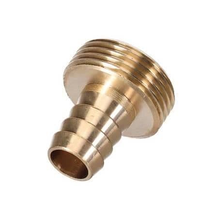 Mässing krananslutning 3/4" yttergänga, 3/4" slang,