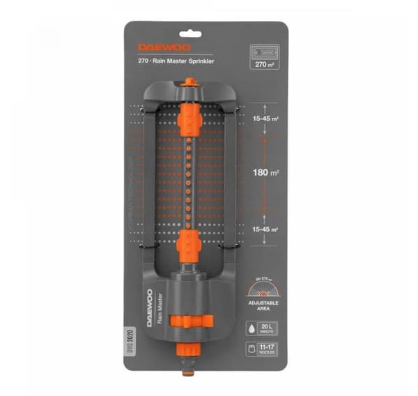Puutarhasprinkleri rain master/270m2 dws 2020, Daewoo