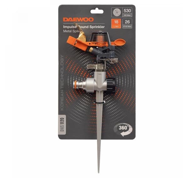 Hagesprinkler impulsrund/530m2 dws 1120, Daewoo