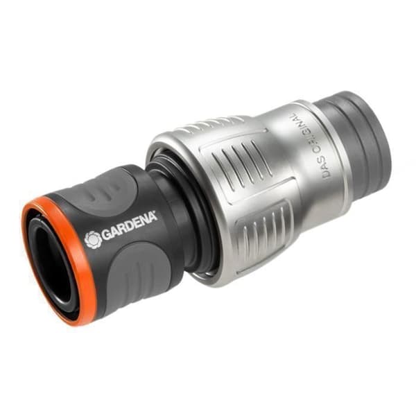 Premium GARDENA snabbkoppling för Ø19 mm slang med 1-klicksfäste och Power Grip-teknik - 5 års garanti