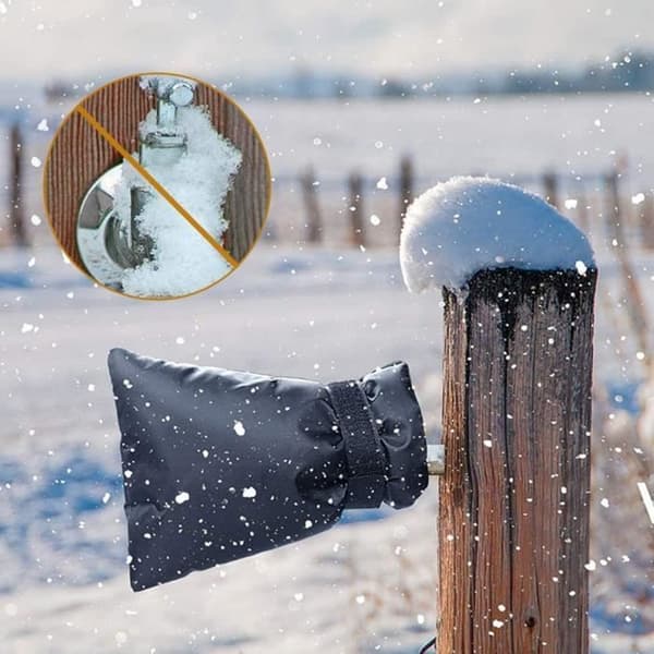 Kranlock för utomhusbruk - Frostskyddskåpa för vattenkran - Tjockare krankåpa för vintern - Sock[u348]