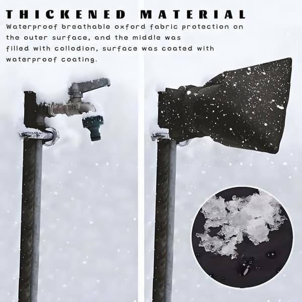 Utomhuskranskydd Set om 2, Frostskyddskåpa för vinterkran 1521CM Utomhuskranskydd, J Kranlock