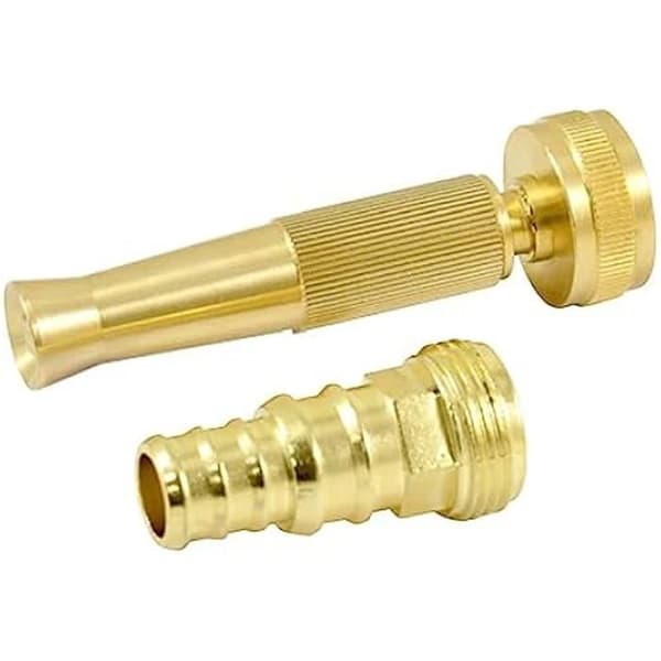 Bevattningslans - FERRESTOCK - 3/4" C/REDUC.15A20MM - Mässing - Justerbart flöde - Vattenbesparande