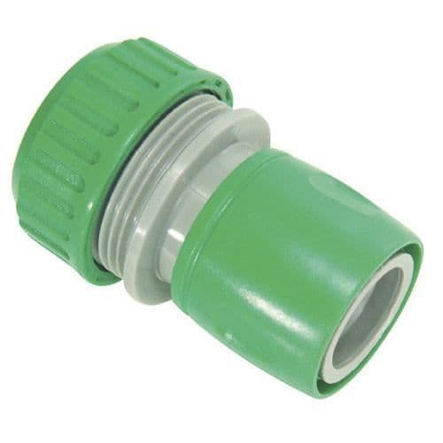 Plastslangkoppling - SATURNIA - 3/4 - Grön - Trädgårdsbevattning - Idealisk för trädgårdsarbete