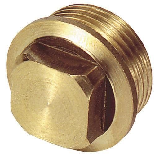 Skruvlock hane av mässing 1/2' - WOLFPACK - Gul - Skruvlock hane - 1/2'