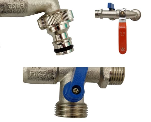 Dobbelt havehane 3/4”