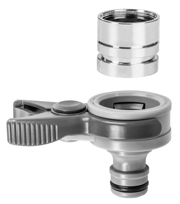 Tilslutning med adapter til tappeventil, universal M22/24