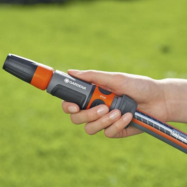 GARDENA Aquastop bevattningsanslutning för Ø19mm slang - Anti-vattenflöde - Power Grip - 5 års garanti