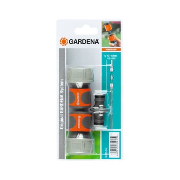 Bevattningssats 19 mm 3/4 - 2 kopplingar - 1 anslutning GARDENA - 18284-26