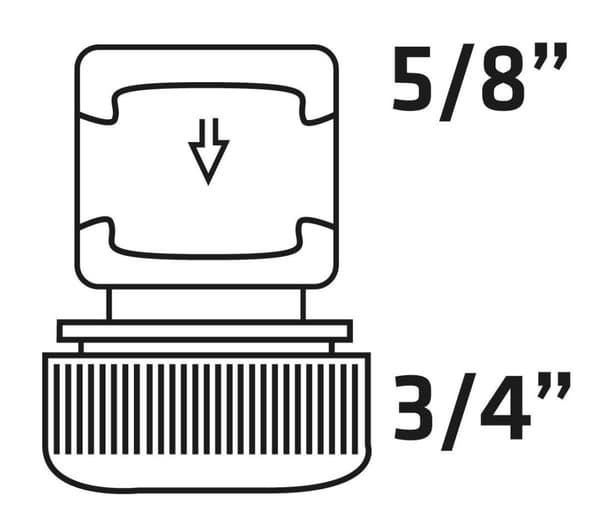 Verto 15G732-30 vattenslangkoppling Plast 30 st