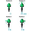 Miniatyrbillede 2 af 3: Grifo 1/2" plastik antikalk-hane