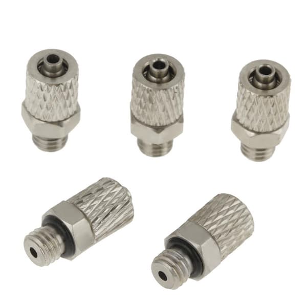 20st M5 4mm mini pneumatisk tryckluftskoppling Rak hankontakt Luftslang Snabb montering