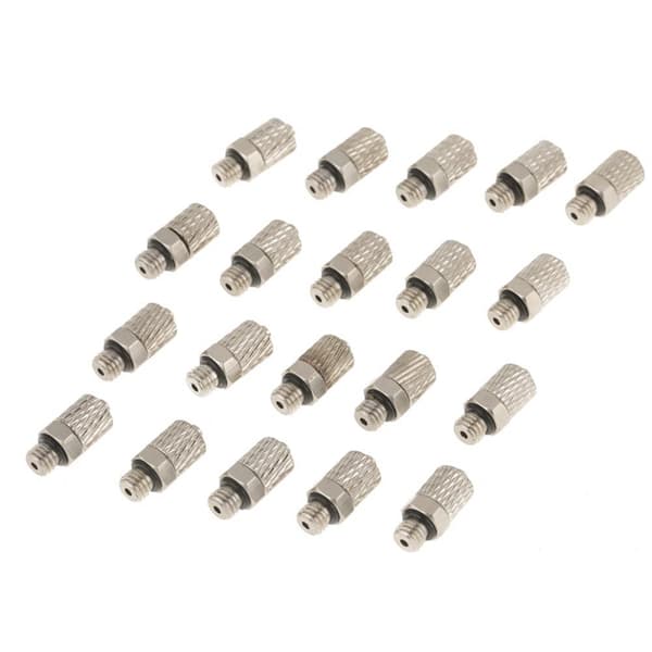 20st M5 4mm mini pneumatisk tryckluftskoppling Rak hankontakt Luftslang Snabb montering