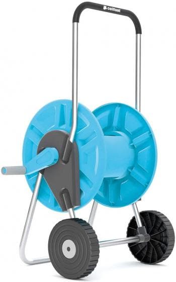 trädgårdsslangvagn Aluplus 1/2 tum 60 meter blå / grå