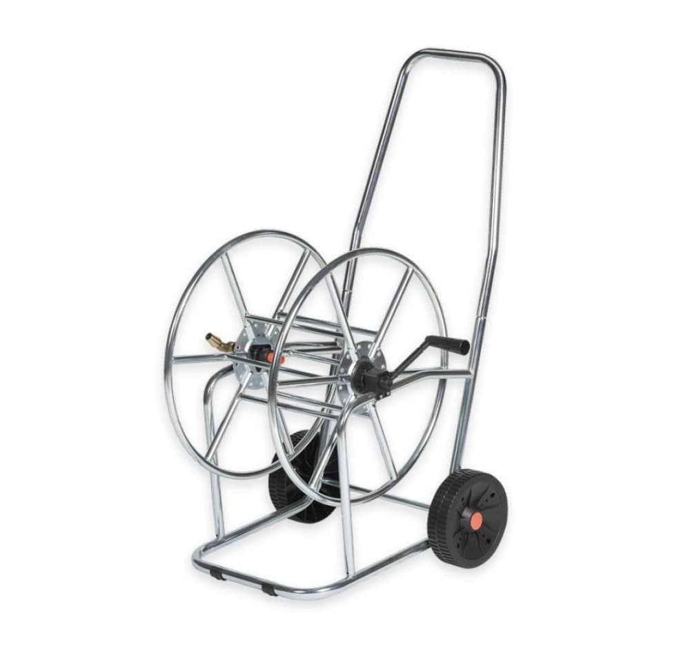 Slangupprullarvagn 3/4" 80m SOLID ZINC-CHROM