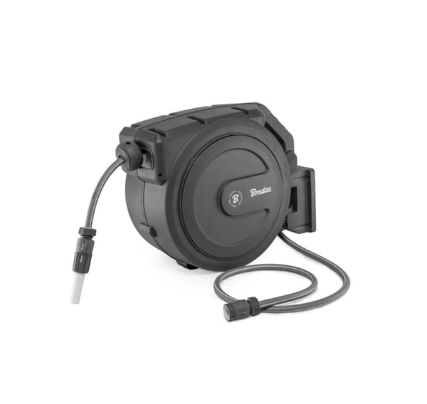 Automatisk slangetrommelsett 1/2" - 30m med beslag