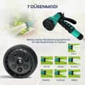Miniatyrbillede 7 af 11: Rootz Garden Slange Holder - Wall Slose Reel - Water Slose Drum - 7 Spray Mønstre - 180 ° Rotatable - 55 cm x 20 cm x 42 cm