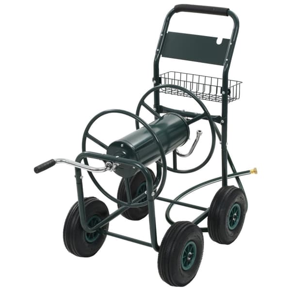 Slangvagn med 1/2" slangkoppling 75 m stål