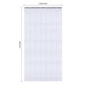 Miniatyrbillede 2 af 2: PVC Transparent Gardin, 7 Stykker, 2m Højde, 1,05m Bredde,7stk