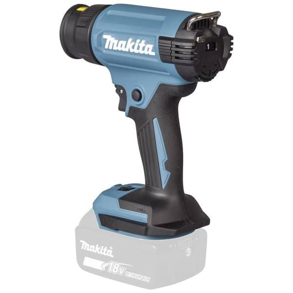 Makita DHG181ZK Batteridriven varmluftspistol exkl. batteri/laddare, Utan laddare, inkl. väska