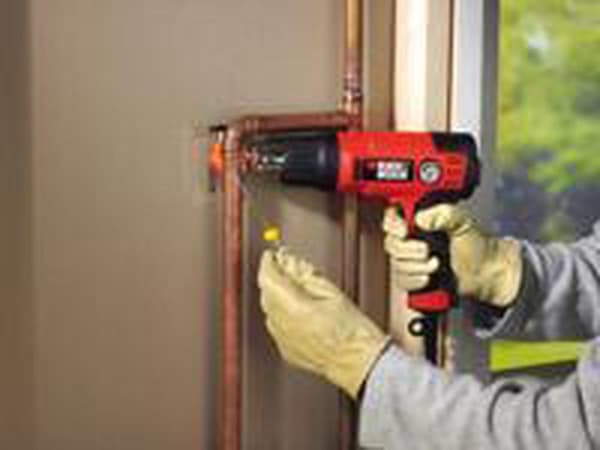 Black & Decker KX2200K-QS lämpöpistooli Kuumailmapistooli 720 l/min 645 °C 2000 W Musta, oranssi