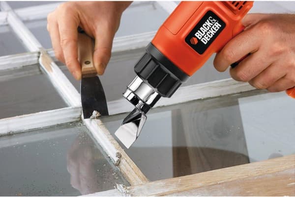 Black & Decker KX1650-QS varmepistol 740 l/min 600 °C 1750 W Sort, Orange