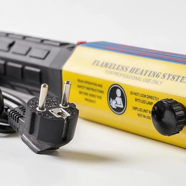 1KW elektromagnetisk induktion flamlös värmare med 10 spolar och förvaringslåda