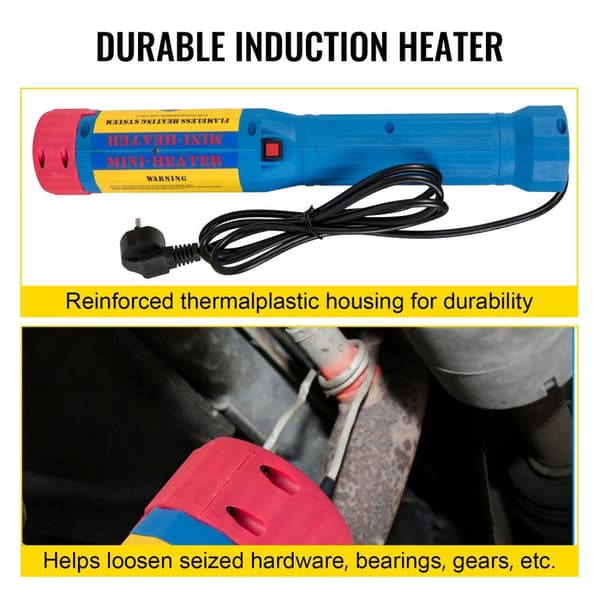 1000W magnetisk induktionsvärmare med 8 st spolar och förvaringslåda, förstärkt material, flamfri värme, genomtänkt design