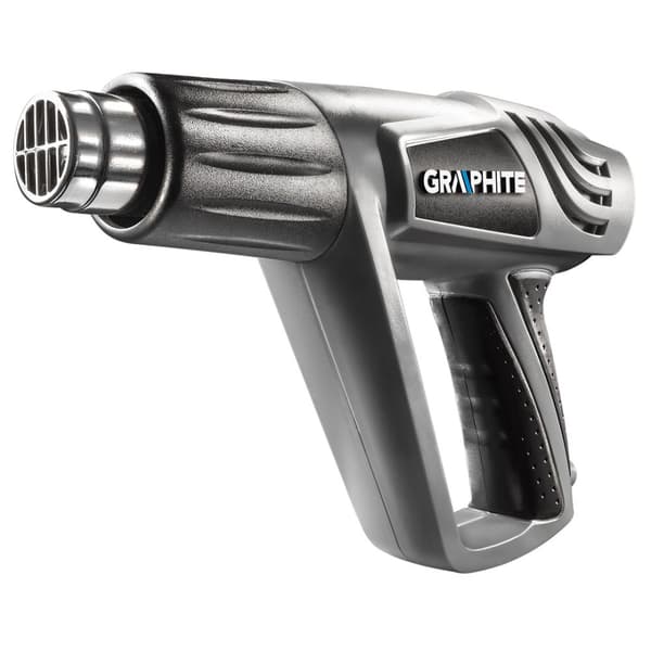 Varmepistol 2000W, temperaturområde: I: 25ºC, II: 80-600ºC, III: 80-600ºC, kuffert
