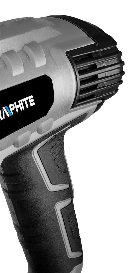 Varmepistol 2000W, temperaturområde: I: 50ºC, II: 50-550ºC, III: 50-550ºC, kuffert