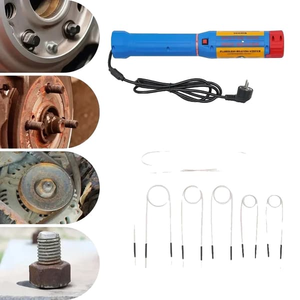 Magnetisk induktionsvarmer kit, 1100W effekt, 8 opvarmningsspoler