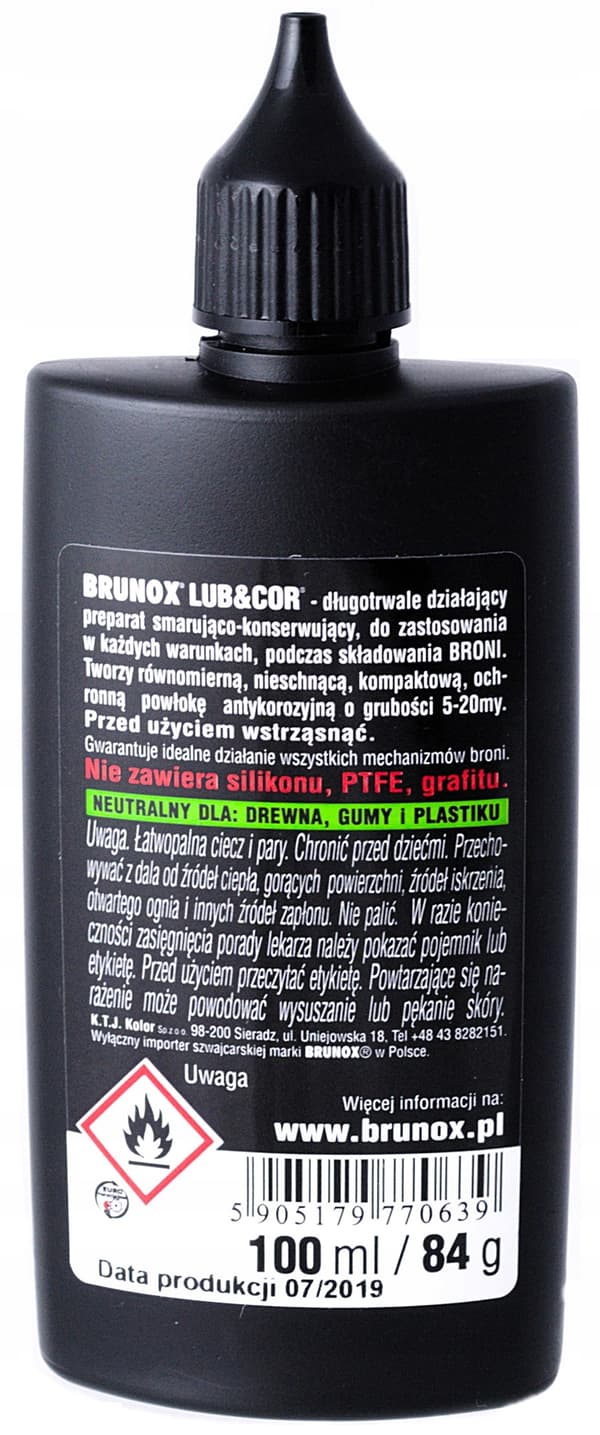 BRUNOX LUB&COR 100ml SMØRING VÅBENBESKYTTELSE