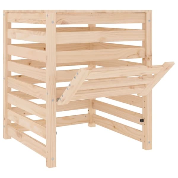 vidaXL Komposti 63,5x63,5x77,5 cm täysi mänty -  Kompostorit