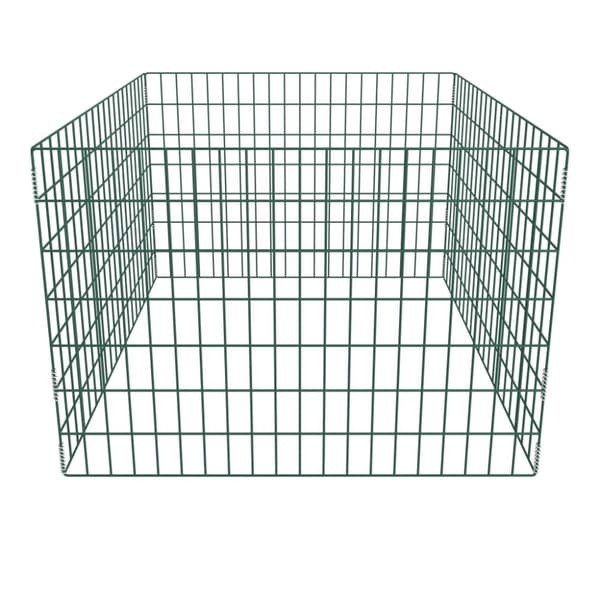 vidaXL firkantet kompostbeholder til haven 100 x 100 x 70 cm - Kompostbeholdere