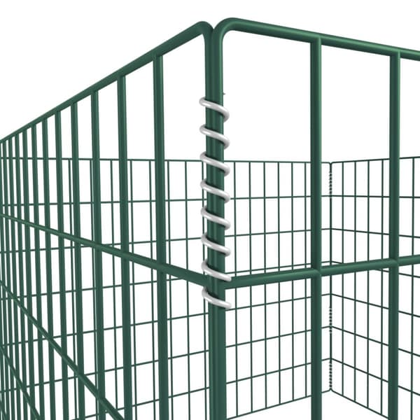 vidaXL firkantet kompostbeholder til haven 100 x 100 x 70 cm - Kompostbeholdere