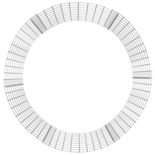 vidaXL Puutarhakomposti Ø100x100 cm galvanoitu teräs -  Kompostorit