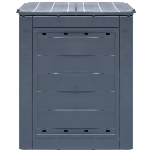 The Living Store Puutarhakompostori 60x60x73 cm 260 l harmaa - Kompostorit