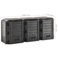 Miniatyrbillede 6 af 6: The Living Store kompostbeholder 1200 l sort -  Kompostbeholdere