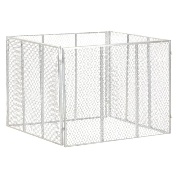 Kompost 100x100x77 cm galvaniserat järn