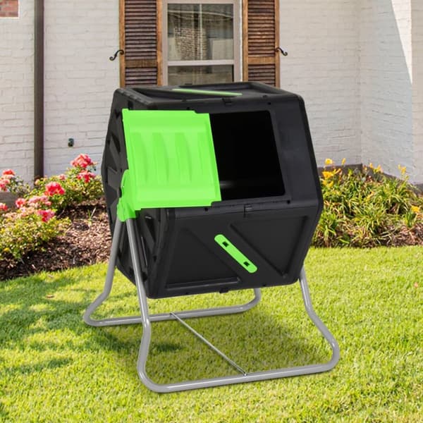 Roterande kompost 60x58x74 cm 105 L polypropen