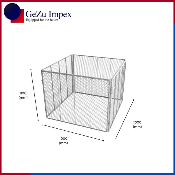 Kompostiverkko 100x100x80 cm, 16 kpl