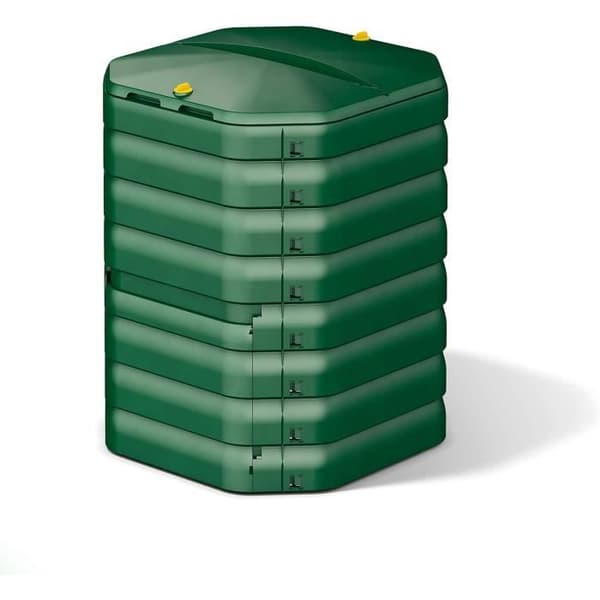 Komposter - MATTIUSSI ECOLOGIA - 300 liter - Grön - Lätt att montera - Optimerad ventilation
